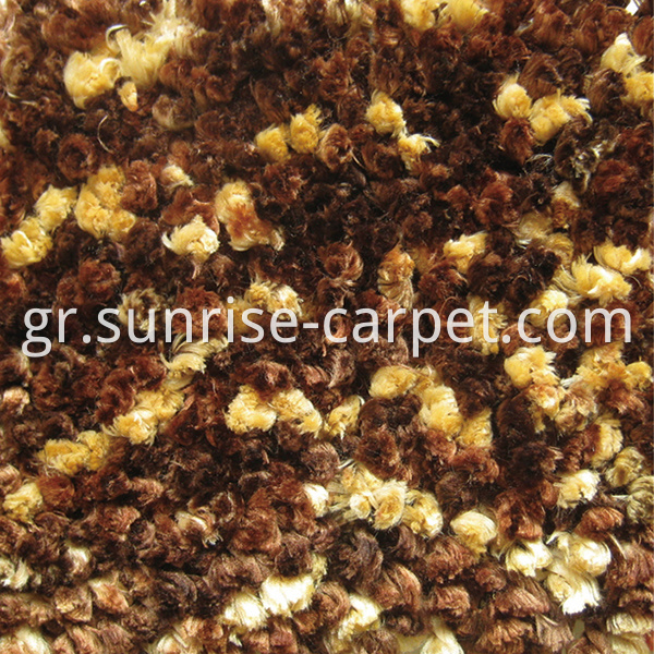 100% Polyester Shaggy rug Gold brown